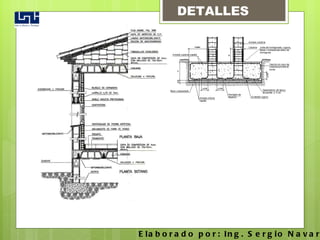 DETALLES Elaborado por: Ing. Sergio Navarro Hudiel 