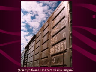 ¿Qué significado tiene para mí esta imagen? 