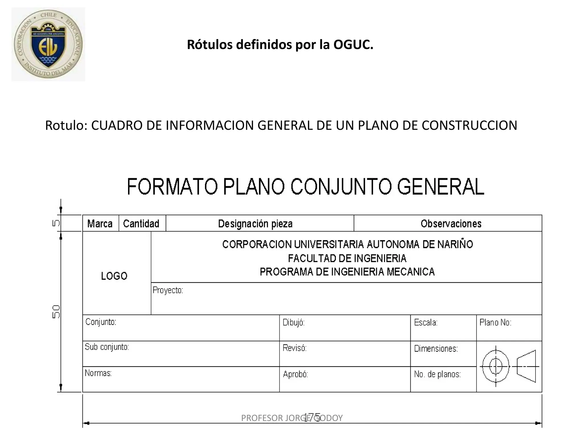 Planos Rotulo LECTURA Y DIBUJOS DE PLANOS margenes y rotulo.pptx