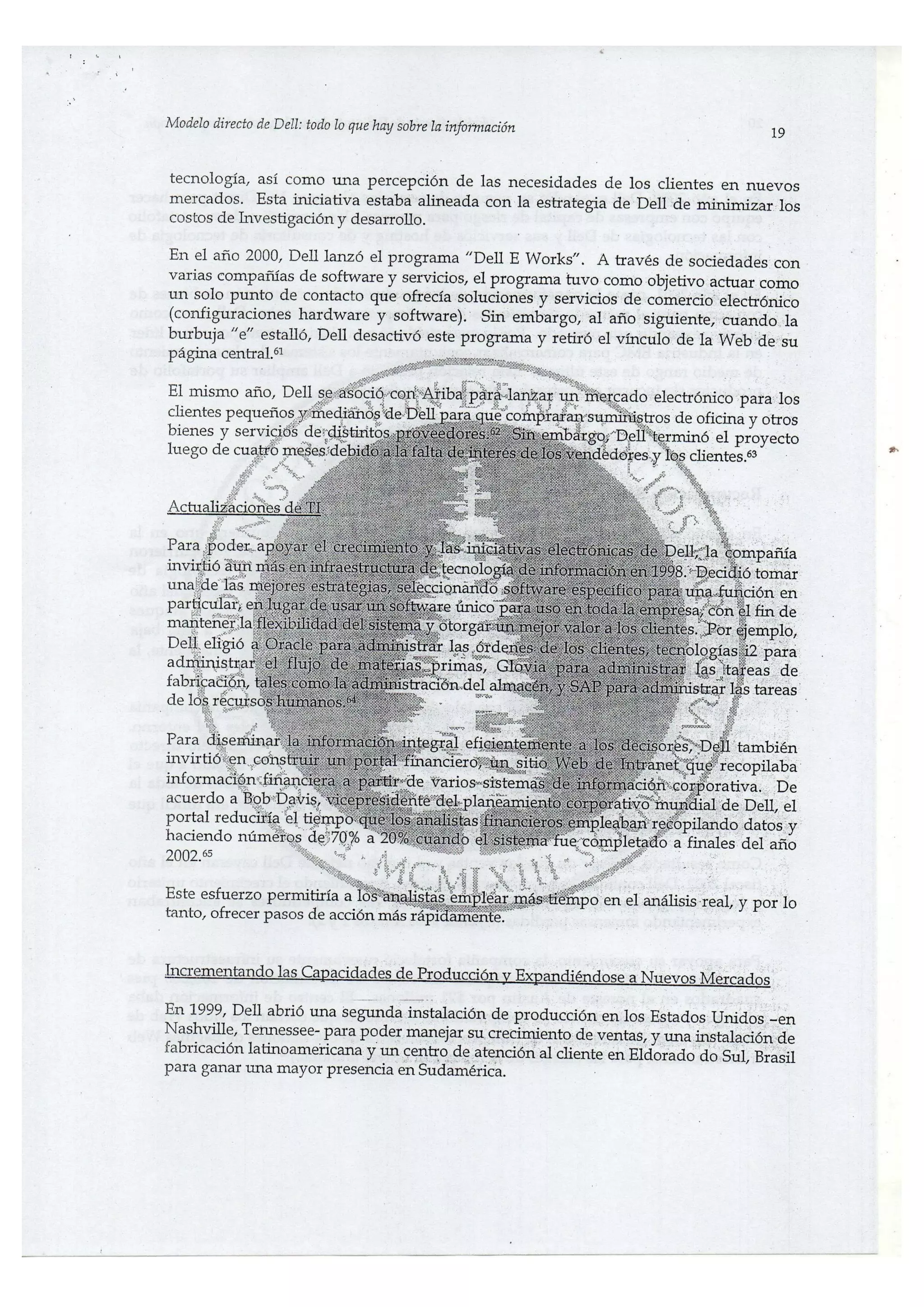 EL MODELO DIRECTO DE DELL: TODO LO QUE HAY SOBRE LA INFORMACION