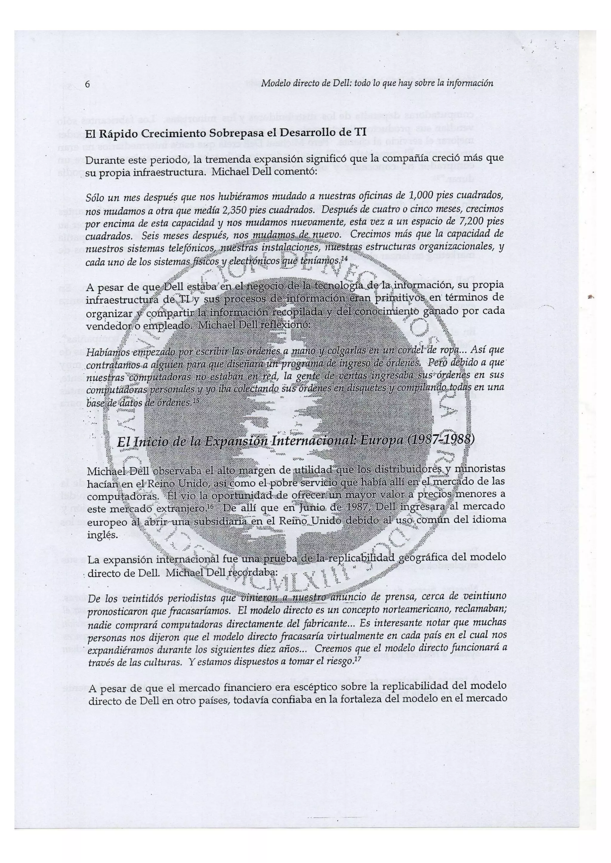 EL MODELO DIRECTO DE DELL: TODO LO QUE HAY SOBRE LA INFORMACION