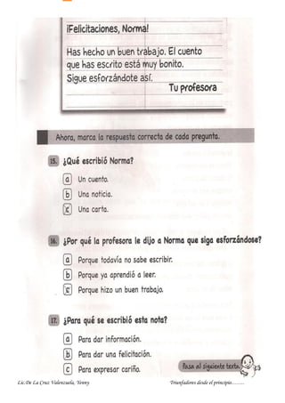 Lic.De La Cruz Valenzuela, Yenny Triunfadores desde el principio…….
 