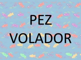 PEZ
VOLADOR
 