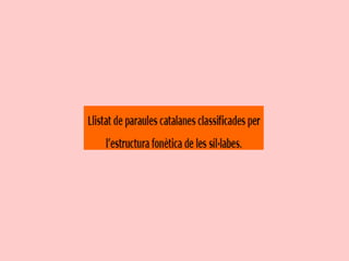 Lectura de bisíl i tri processos lèxics