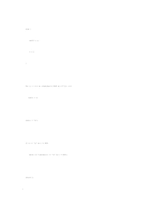 else {
cad[0] = c;
i = 1;
}
for (; i < n-1 && (c=getchar())!=EOF && c!='n'; i++)
cad[i] = c;
cad[i] = '0';
if (c != 'n' && c != EOF)
while ((c = getchar()) != 'n' && c != EOF);
return 1;
}
 