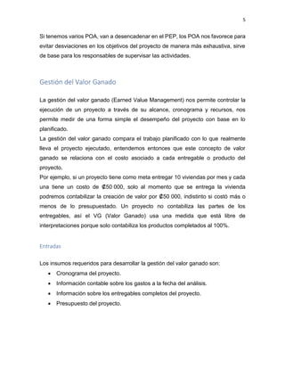 Lectura de matriz de plan | PDF