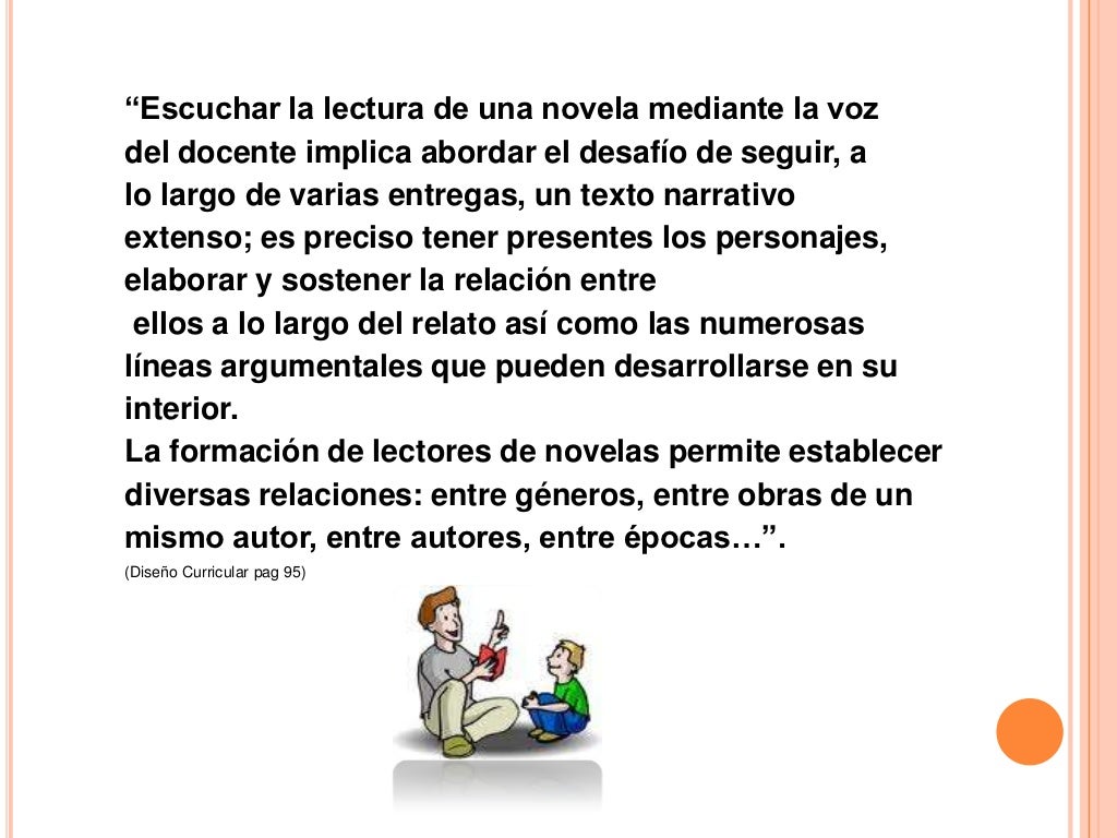 Lectura de novelas como actividad escolar Lectura de novelas como actividad escolar