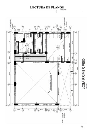 LECTURA DE PLANOS
77
ANEXOSANEXOS
 