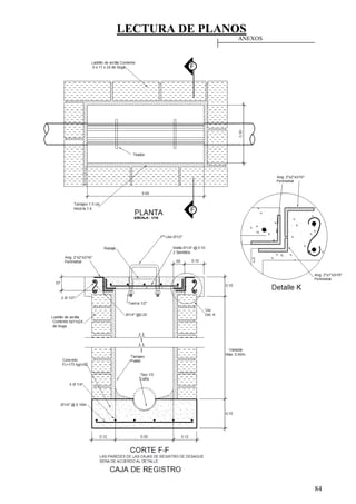 LECTURA DE PLANOS
84
ANEXOS
 