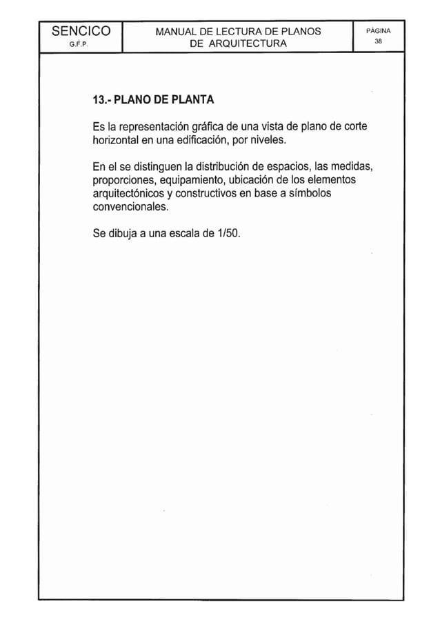 Lectura de planos sencico | PDF
