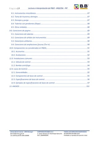 Pip Vs Isa Lectura e Interpretacion de P&ID-ANSI ISA-PIP-Primera Edicion | PDF