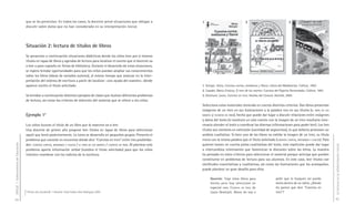 que se les presentan. En todos los casos, la docente prevé situaciones que obligan a                 1                                  2                                  3
                                     discutir sobre datos que no han considerado en su interpretación inicial.




                                     Situación 2: lectura de títulos de libros
                                     Se presentan a continuación situaciones didácticas donde los niños leen por sí mismos
                                     títulos en tapas de libros y agendas de lectura para localizar el cuento que el docente va
                                     a leer o para copiarlo en fichas de biblioteca. Durante el desarrollo de estas situaciones,
                                     se espera brindar oportunidades para que los niños puedan ampliar sus conocimientos
                                     sobre los libros (obras de variados autores), al mismo tiempo que avanzar en la inter-
                                     pretación del sistema de escritura a partir de localizar –con ayuda del maestro– dónde
                                     aparece escrito el título solicitado.                                                                1. Schujer, Silvia, Cuentos cortos, medianos y flacos. Libros del Malabarista. Colihue, 1993.
                                                                                                                                          2. Casadei, María Cristina, El tren de los martes. Cuentos del Pajarito Remendado. Colihue, 1991.
                                     Se brindan a continuación distintos ejemplos de clases que ilustran diferentes problemas             3. Devetach, Laura, Cuentos en tren. Huellas del Caracol. Astralib, 2004.
                                     de lectura, así como los criterios de selección del material que se ofrece a los niños.
                                                                                                                                          Selecciona estos materiales teniendo en cuenta distintos criterios. Dos libros presentan
                                                                                                                                          imágenes de un tren en sus ilustraciones y la palabra TREN en sus títulos (EL TREN DE LOS
                                     Ejemplo 18                                                                                           MARTES y CUENTOS EN TREN), hecho que puede dar lugar a discutir relaciones entre imágenes
                                                                                                                                          y datos del texto (si mostrara un solo cuento con la imagen de un tren resultaría inne-
                                     Los niños buscan el título de un libro que la maestra va a leer.                                     cesario atender al texto y coordinar las diversas informaciones para poder leer). Los tres
                                     Una docente de primer año propone leer títulos en tapas de libros para seleccionar                   títulos son similares en extensión (cantidad de segmentos), lo que debería promover un
                                     aquél que leerá posteriormente. La tarea se desarrolla en pequeños grupos. Presenta el               análisis cualitativo. Si bien uno de los libros no exhibe la imagen de un tren, su título
                                     problema que consiste en encontrar dónde dice “Cuentos en tren” entre tres posibilida-               inicia con la misma palabra que el título solicitado (CUENTOS CORTOS, MEDIANOS Y FLACOS). Para
DGCyE / Subsecretaría de Educación




                                     des: CUENTOS CORTOS, MEDIANOS Y FLACOS / EL TREN DE LOS MARTES / CUENTOS EN TREN. Al plantear este   quienes tomen en cuenta pistas cualitativas del texto, esta repetición puede dar lugar




                                                                                                                                                                                                                                              La lectura en la alfabetización inicial
                                     problema aporta información verbal (nombra el título solicitado) para que los niños                  a intercambios interesantes que favorezcan la discusión sobre las letras. La maestra
                                     intenten coordinar con los indicios de la escritura.                                                 ha pensado en estos criterios para seleccionar el material porque anticipa que pueden
                                                                                                                                          constituirse en problemas de lectura para sus alumnos. En este caso, leer títulos con
                                                                                                                                          similitudes cuantitativas y cualitativas, así como las ilustraciones que los acompañan,
                                                                                                                                          puede plantear un gran desafío para ellos.

                                                                                                                                                Docente: Traje estos libros para                     pedir que lo busquen así puedo
                                                                                                                                                leerles pero hoy seleccioné en                       leerlo dentro de un ratito. ¿Dónde
                                                                                                                                                especial uno, CUENTOS EN TREN, de                    les parece que dice “Cuentos en
                                     8
                                         Primer año, Escuela Nº 1. Docente: Silvia Fredes. Gral. Rodríguez, 2005                                Laura Devetach. Ahora les voy a                      tren”?

44                                                                                                                                                                                                                                            45
 