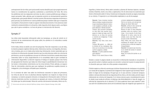 anticipaciones de los niños, pero procurando nuevos desafíos para que progresivamente                           tografías y textos breves, libros sobre animales y plantas de diversas especies, variadas
                                     tomen en consideración los aspectos cualitativos y cuantitativos del texto. No cierra                           revistas infantiles. Invita a los niños a explorarlos a fin de seleccionar los materiales que
                                     los problemas ante las respuestas correctas, los abre a nuevos problemas que obligan a                          tienen información sobre el tema. Comienzan la búsqueda mirando sus tapas y buscando
                                     seguir pensando. Sabe, además, que la respuesta correcta no necesariamente garantiza                            en su interior. El siguiente es un intercambio registrado en uno de los equipos.
                                     comprensión, pues puede deberse a muchas razones. No sanciona respuestas incorrectas o
                                     poco precisas, las transforma en nuevos problemas porque también sabe que la respuesta                               Docente: Como tenemos muchos                    y recorre rápidamente las páginas).
                                                                                                                                                          libros y revistas, cuando encuentren            Este es un cuento, ¿no ves que son
                                     incompleta o francamente errada no supone total desconocimiento. Si los alumnos están
                                                                                                                                                          lo que necesitamos fíjense el núme-             dibujos de chiste? ¡No sirve!
                                     realmente comprometidos en la situación, toda respuesta tiene alguna razón, una lógica                               ro de la página y anótenlo, así des-            Docente: ¿Cómo te das cuenta de
                                     que vale la pena considerar a la hora de pensar la intervención del docente.                                         pués sabemos a dónde buscarlo.                  que es un libro de cuentos?
                                                                                                                                                          Cristian: Acá encontré mariposas,               Branco: Es fácil. Si tiene dibujitos
                                                                                                                                                          en éste libro hay muchas mari-                  pintados, soles con caritas y esas
                                     Ejemplo 221                                                                                                          posas en todas las hojas ¿ves? (Se              cosas… es un cuento; el otro tiene
                                                                                                                                                          detiene en un libro de cuentos                  dibujos de en serio, como los de
                                                                                                                                                          y muestra las imágenes). Y tiene                verdad, como una foto. Esos son
                                     Los niños están buscando información sobre las mariposas, un tema de interés en el                                   mucho escrito.                                  los que te dan información.
                                     contexto de las conversaciones del grupo sobre los cambios en la naturaleza cuando                                   Docente: Este libro tiene mari-                 Alejo: Mirá, éste tiene fotos de
                                     llega la primavera.                                                                                                  posas.                                          mariposas de verdad, éste sí que
                                                                                                                                                          Cristian: Me parece… y… debe ser                es bueno (con un libro de imágenes
                                                                                                                                                          la historia de las mariposas. Acá,              fotografiadas).
                                     Entre todos, dictan al adulto una serie de preguntas. Para dar respuestas a una de ellas,
                                                                                                                                                          ésta con la coronita es la reina (da            Docente: Si te parece que nos sirve,
                                     la maestra propone explorar diversas obras. Selecciona cuentos, enciclopedias, dicciona-                                                                             no te olvides de anotar el número
                                                                                                                                                          vuelta la páginas y duda).
                                     rios y revistas, pero no en todos estos textos hay información. Incluir materiales que no                            Docente: ¿Y cómo podemos hacer                  de la página.
                                     contienen la información buscada favorece que los niños discutan sobre los criterios de                              para saberlo?                                   Alejo: Es el ocho (lo escribe en un
                                     pertinencia, uno de los problemas a los que se enfrentan los lectores cuando seleccionan                             Branco: A ver, dame (toma el libro              papel).
                                     materiales sobre un tema, (especialmente en la actualidad, dada la gran cantidad de
                                     información disponible). La docente organiza el trabajo en equipos, porque esta forma                           Señalar o anotar la página donde se encuentra la información buscada es una práctica
                                     de agrupamiento favorece que todos los niños tengan la posibilidad de interactuar con                           que permite volver a hallarla cuando se la necesite. La docente la pone en juego durante
DGCyE / Subsecretaría de Educación




                                                                                                                                                                                                                                                     La lectura en la alfabetización inicial
                                     los textos e intercambiar comentarios con los otros lectores. Prevé, además, un espacio                         la situación para que todos los niños puedan comprenderla.
                                     final de intercambio colectivo para que expliquen los problemas surgidos durante la
                                     indagación y las estrategias utilizadas para resolverlos.                                                       Cristian explora un libro de cuentos que contiene ilustraciones de mariposas en la portada
                                                                                                                                                     y en varias de sus páginas. La presencia de imágenes le hace suponer que los textos “dicen”
                                     En el contexto de saber más sobre los fenómenos naturales en época de primavera,                                sobre el origen de las mariposas. Al igual que en el caso anterior, la docente tampoco
                                     los niños de sala de cinco se plantean diversas hipótesis con respecto al origen de las                         valida ni rechaza directamente las respuestas de los niños y, de este modo, permite seguir
                                     mariposas. La maestra propone entonces, la búsqueda de información sobre el tema en                             elaborando los criterios de búsqueda. Es el mismo alumno quien inmediatamente pone
                                     diversos materiales escritos. Los alumnos se agrupan por mesas y la docente distribuye                          en duda lo que acaba de afirmar, al observar más detenidamente el tipo de imagen. La
                                     los textos que ha seleccionado: libros de cuentos, diccionarios ilustrados, libros con fo-                      solicitud de argumentos de la docente (“¿Y cómo podemos hacer para saberlo?”) abre
                                     21
                                          Tercera sección del Jardín de Infantes Nº 908 Rural, Gardey. Docente: Alejandra Pittaluga. Tandil, 2000.   una serie de consideraciones acerca de los distintos tipos de imágenes que aparecen en

82                                                                                                                                                                                                                                                   83
 