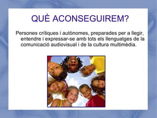 QUE NO VEIM? FENT PREGUNTES QUE FACIN PENSAR 