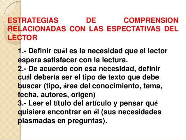 NIVEL DE LECTURA INFERENCIAL