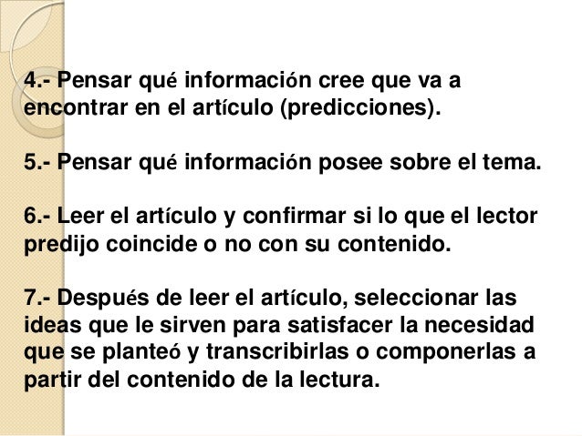 NIVEL DE LECTURA INFERENCIAL