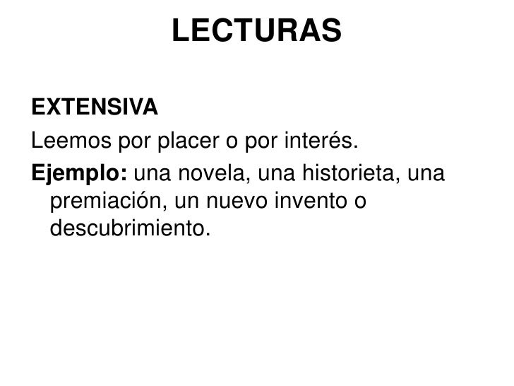Lectura oral