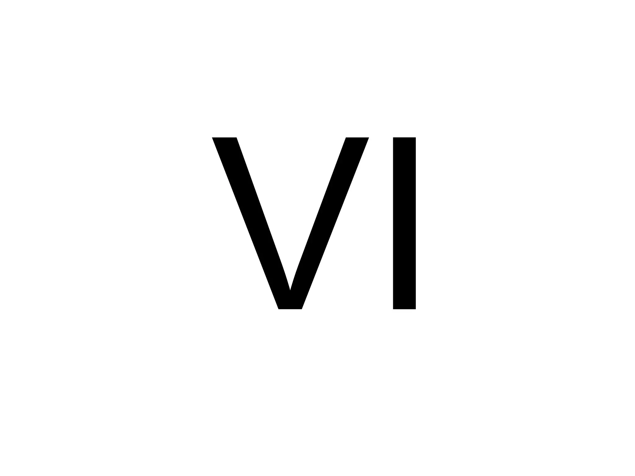 VI 
 
