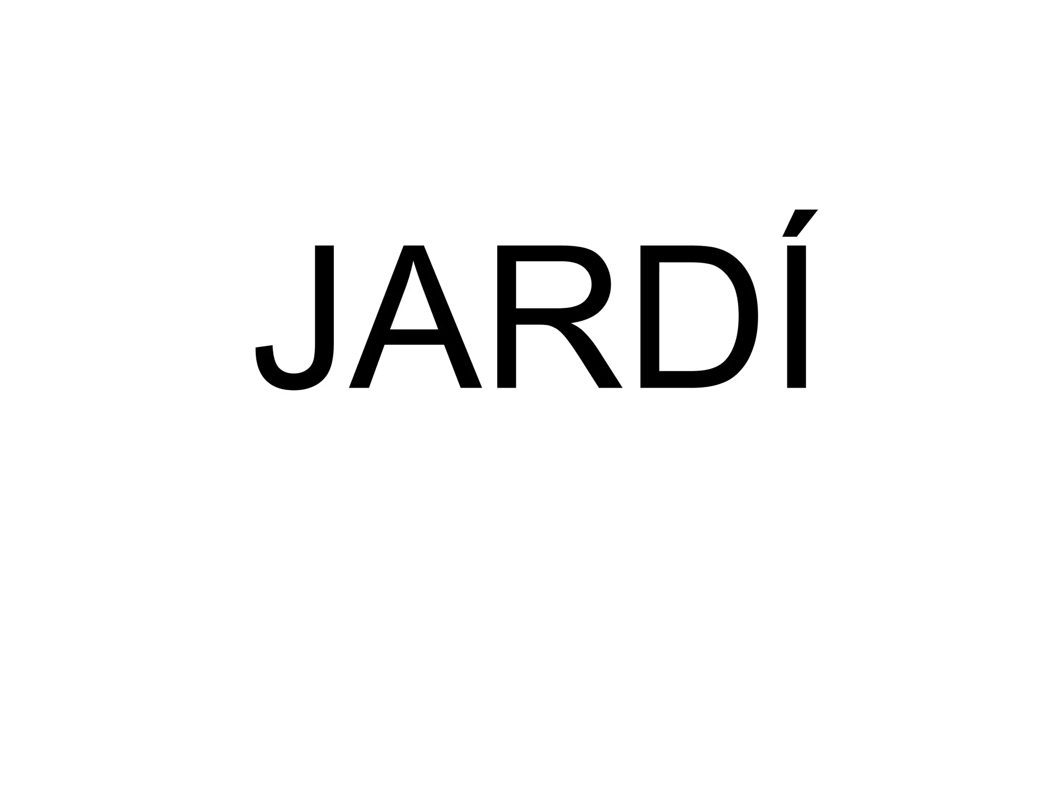 JARDÍ 
 