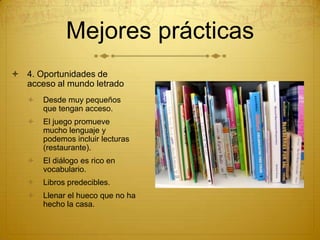 Beneficios de la Lectura en los primeros años | PPTX