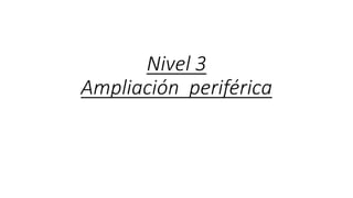 Nivel 3
Ampliación periférica
 