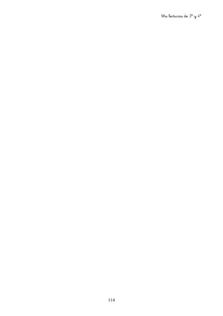 Mis lecturas de 3º y 4º
114
 