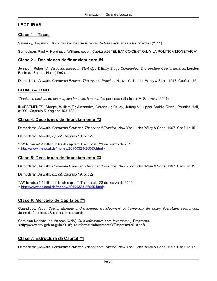 Damodaran Corporate Finance Theory And Practice Pdf Test