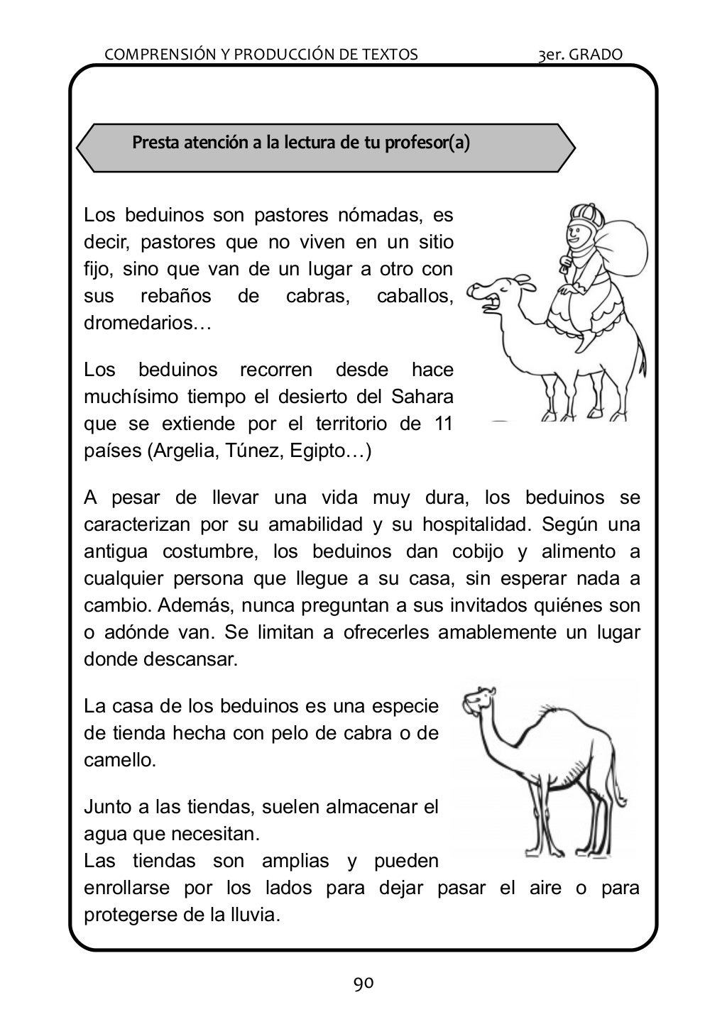 lecturas para el tercer grado de primaria