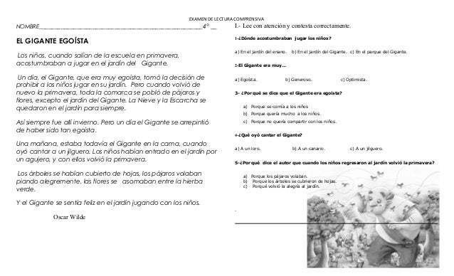 Awesome Lectura Comprensiva Cuarto Primaria Pictures - Casas: Ideas ... Awesome Lectura Comprensiva Cuarto Primaria Pictures - Casas: Ideas ...