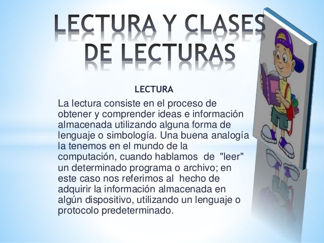 Lectura y clases de lecturas