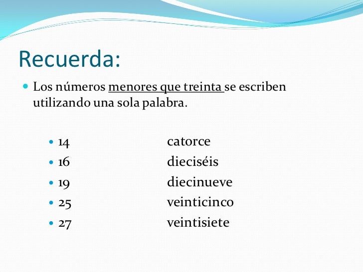 Como Se Escribe 14 Con Letra