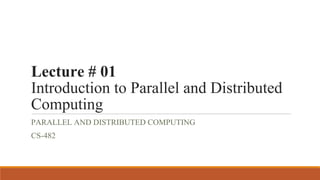 Comprehensive Introduction to Parallel and Distributed Computing ...
