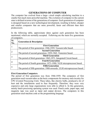 Computer Generation | PDF
