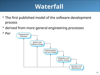 software engineering software lifecycle lecture note | PPTX