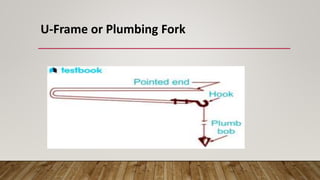 U-Frame or Plumbing Fork
 