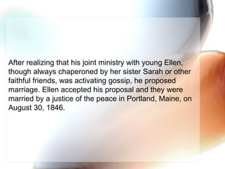 Ellen & Elizabeth Harmon - Adventist Heritage Ministries