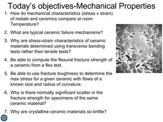 Today’s objectives-Mechanical Properties ,[object Object],[object Object],[object Object],[object Object],[object Object],[object Object],[object Object]