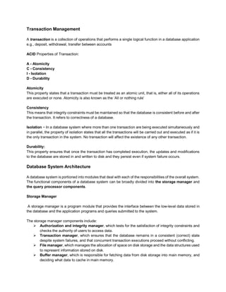 Transaction Management | PDF