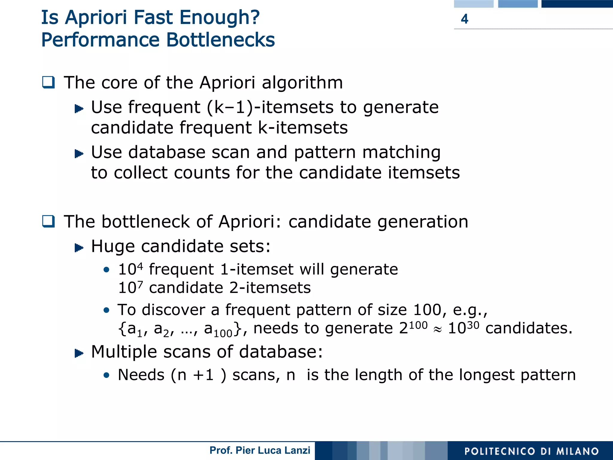 Lecture 05 Association Rules Advanced Topics