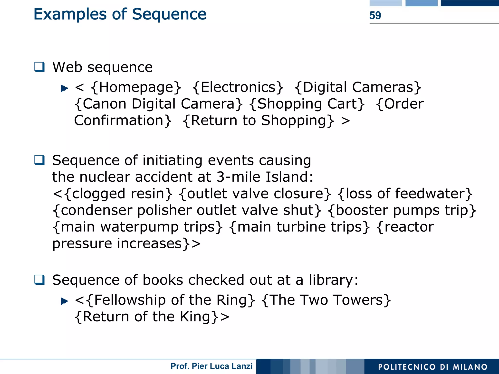 Lecture 05 Association Rules Advanced Topics
