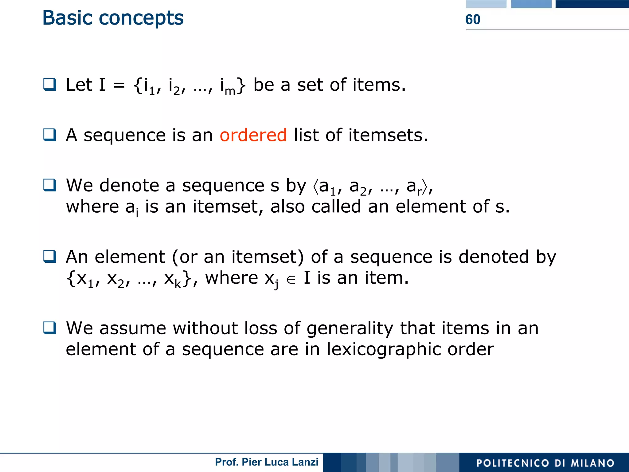 Lecture 05 Association Rules Advanced Topics