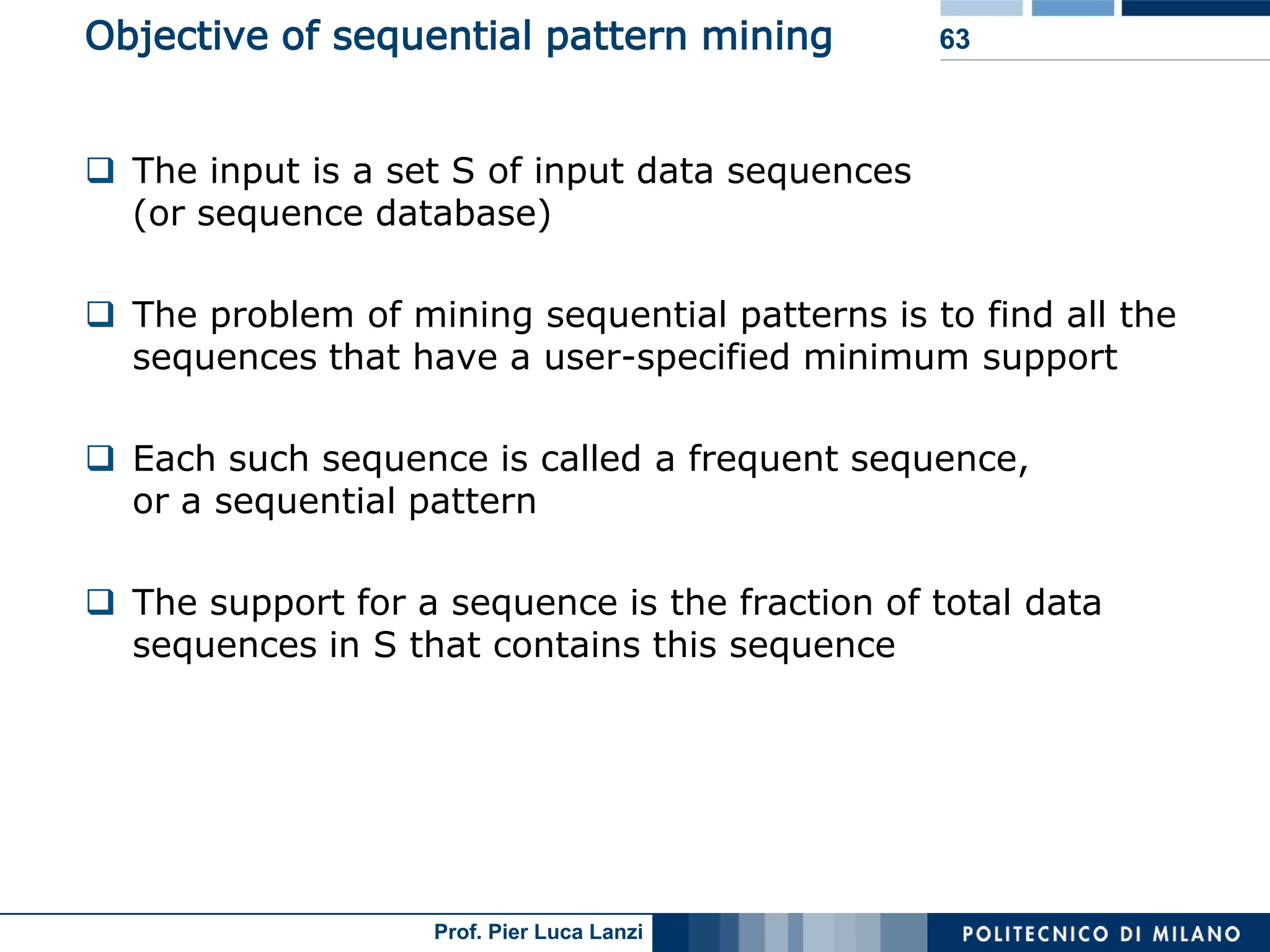 Lecture 05 Association Rules Advanced Topics