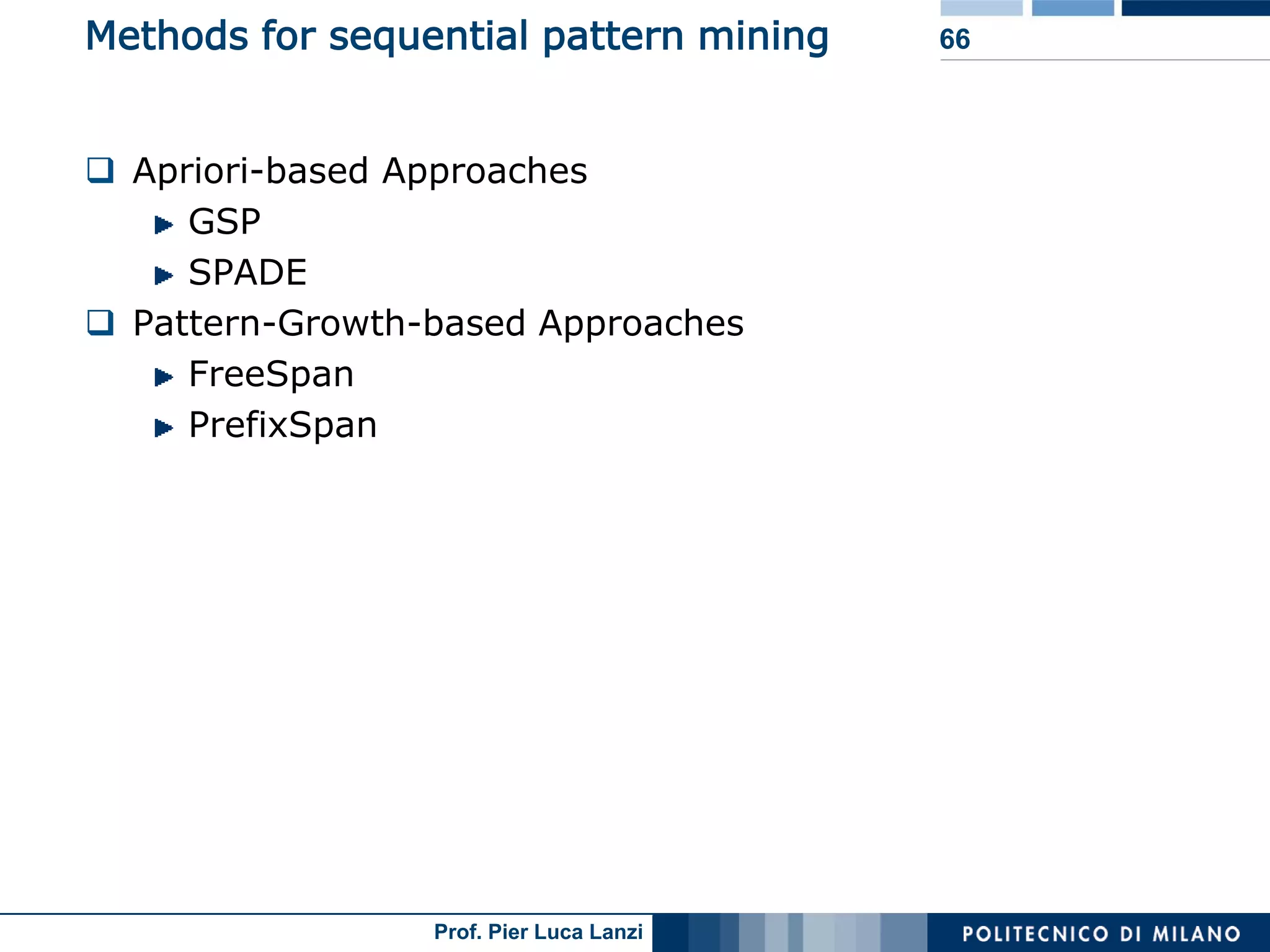 Lecture 05 Association Rules Advanced Topics