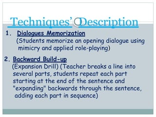 Lecture-05-Audio-lingual. Method & Appro | PPTX