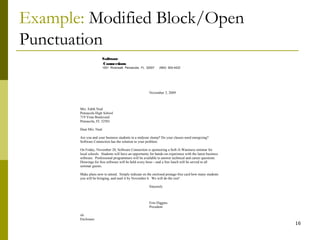 Lecture 05 writing a business letter | PPT