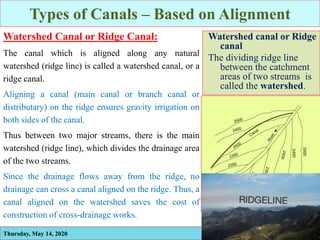 Comprehensive Lecture on Irrigation Canal Design and Silt Management | PDF