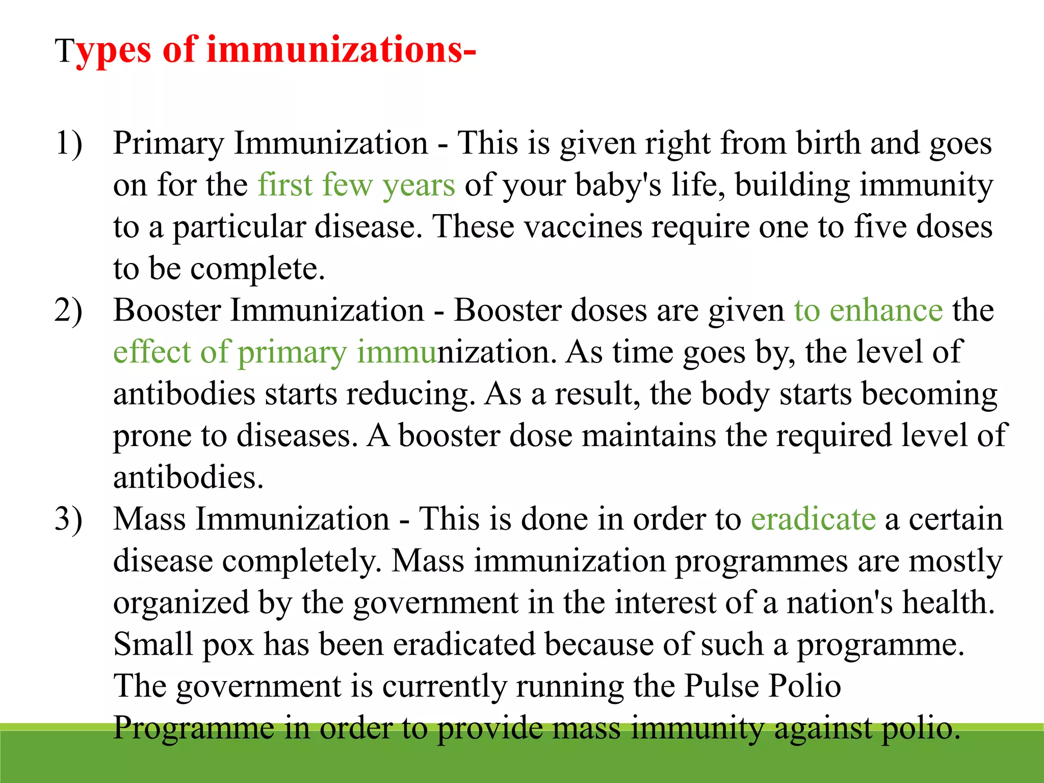 Lecture 07. Childhood Immunization | PPTX