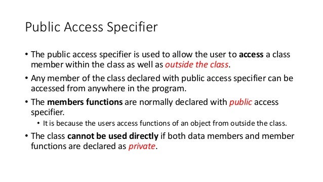 [OOP - Lec 07] Access Specifiers