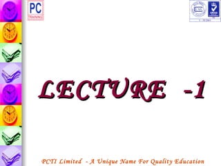 LECTURE  -1 
