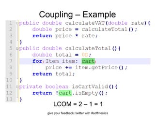 Quality  is only  ordinal  (rarely interval) 